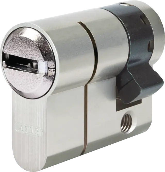 Demi-Cylindre à P6PS PréSnap Varié - 10 x 40 mm - Laiton nickelé - ABUS - 5017700-03
