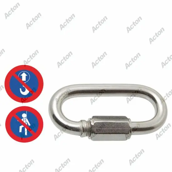 Maillon à Visser (Maillon Rapide) Inox A4 Ø8 - ACTON - Bte 5 - 647458
