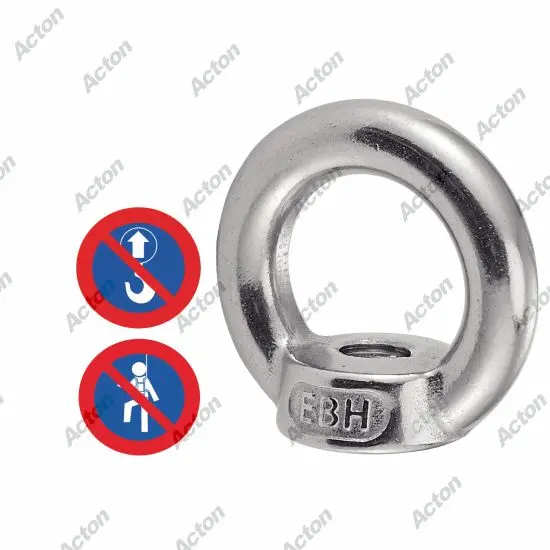 Ecrous à Anneau Inox A2 M 10 - TYPE DIN 582 -ACTON - Bte 25 - 6263110