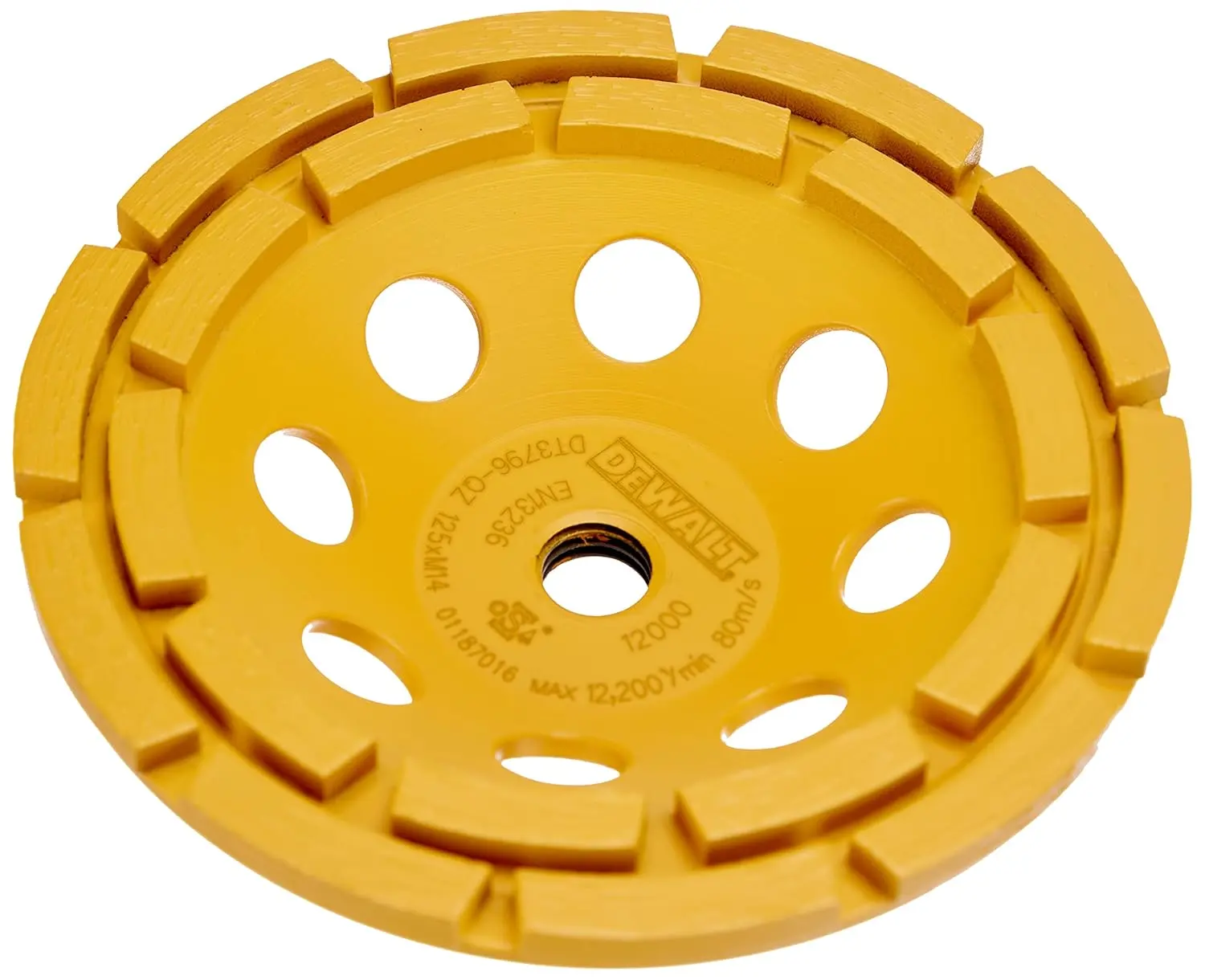 Plateau de surfaçage pour la pierre - Ø 125 mm M14 double - DEWALT - DT3796-QZ