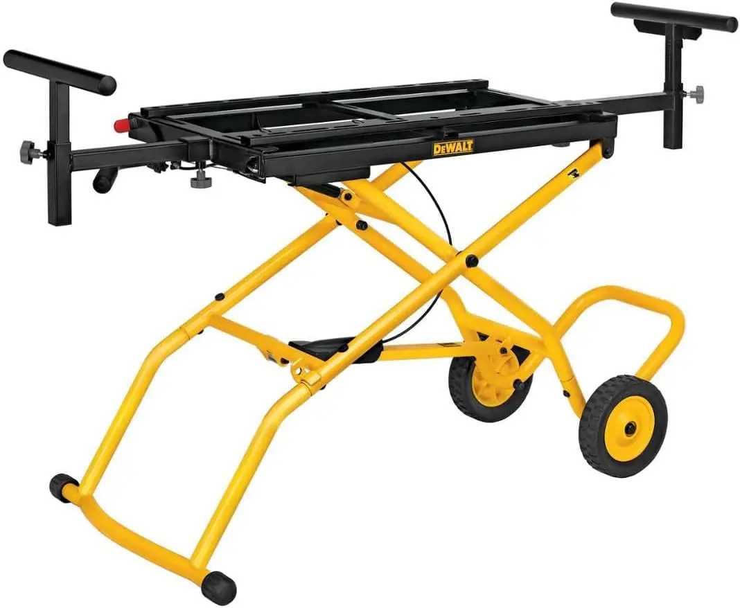 Piètement roulant pour scie à onglets - Charge max. 135 kg - DEWALT - DE7260-XJ