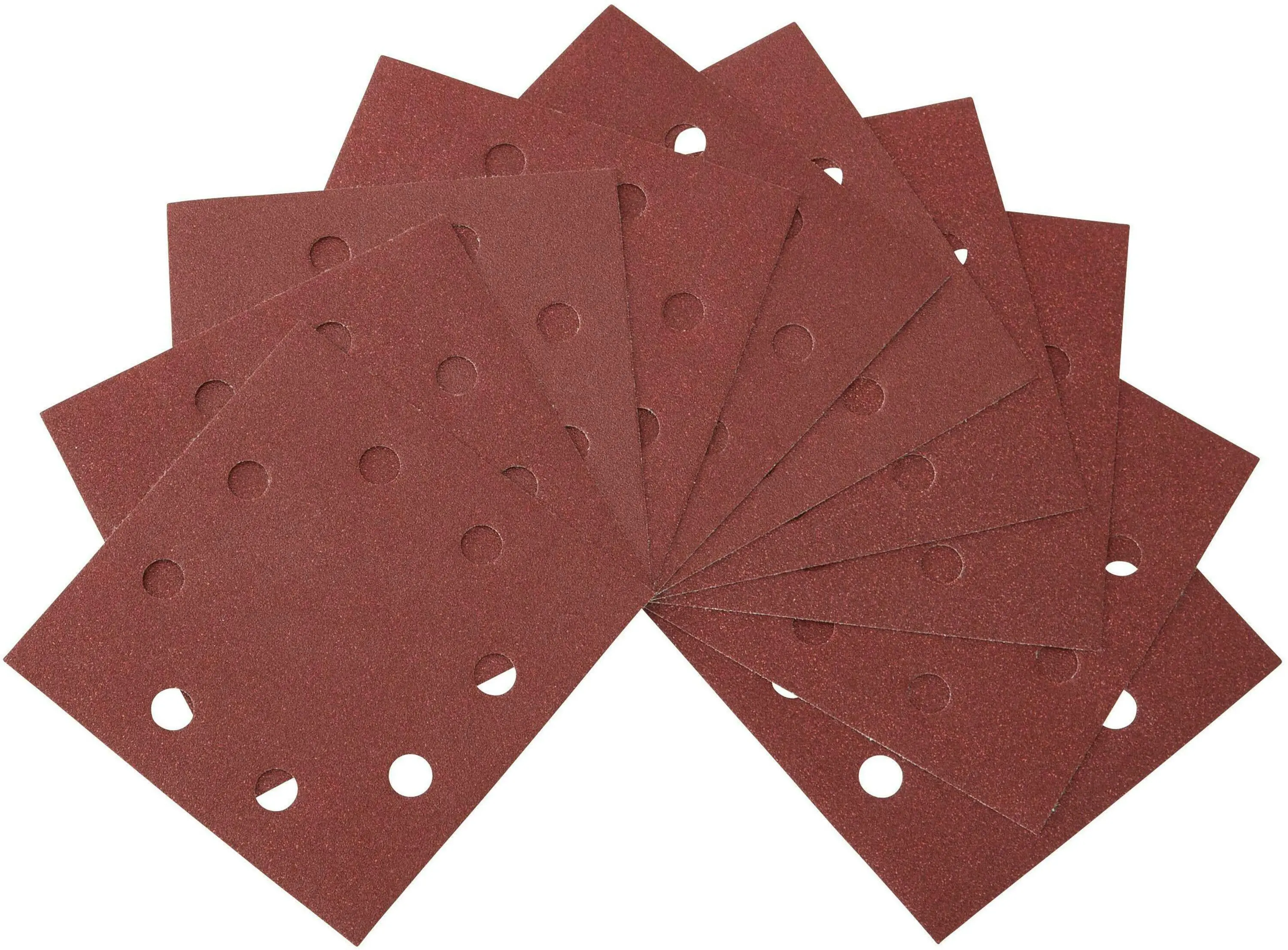Feuilles abrasives 1/4 perforées 115 mm x 115 mm 80, Paquet de 10 - DEWALT - DT3022-QZ