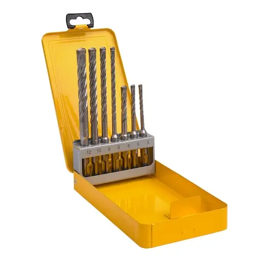Coffret métal 7 forets SDS-Plus XLR 4 taillants - DEWALT - DT8976-QZ