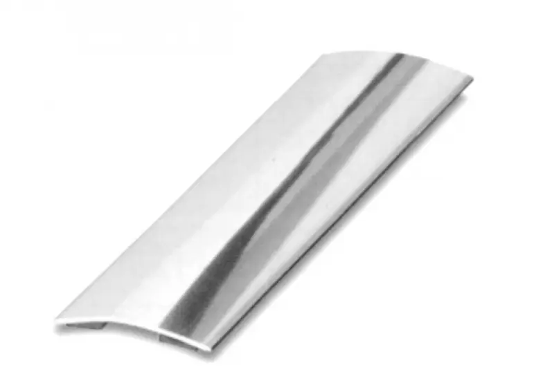Seuil demi-bombé  INOX (01) ADHESIF 30mm X 93cm - FRANCE CALFEUTRAGE - 0060109301B