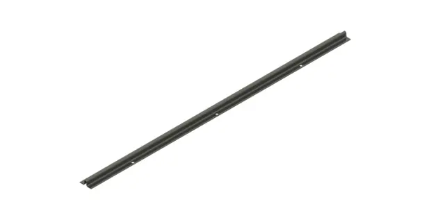 Rail acier zingué à clouer 2 mètres - MONIN - 35BP