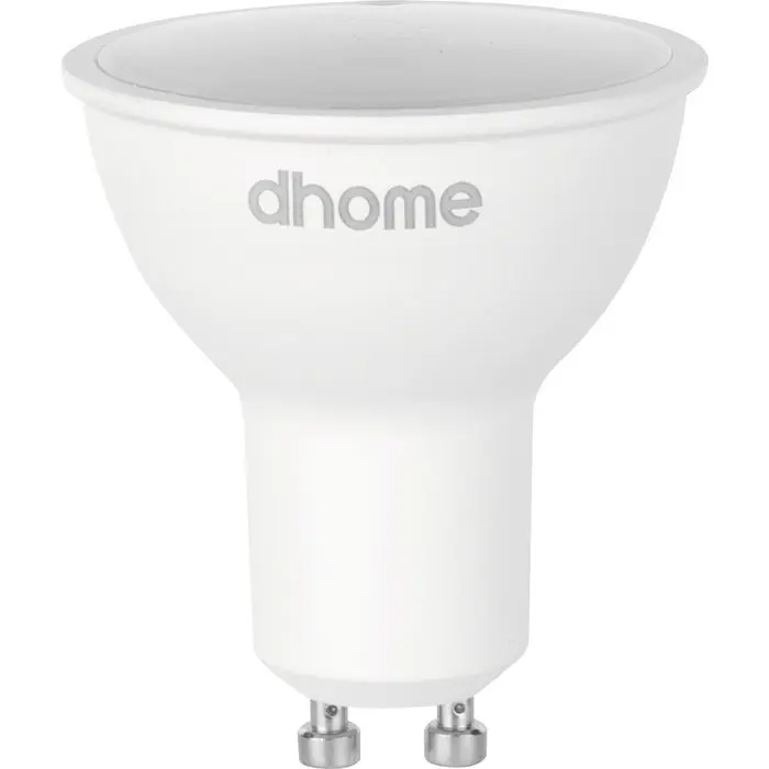 Ampoule LED Spot DHOME GU10 - 2700 K - 350 lumens - 4 W - BRICODEAL - 249248
