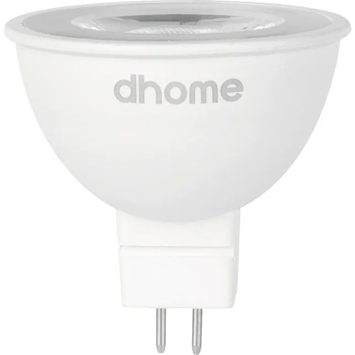 Ampoule LED Spot DHOME GU5.3 - 4000 K - 420 lumens - 4 W - BRICODEAL - 249254