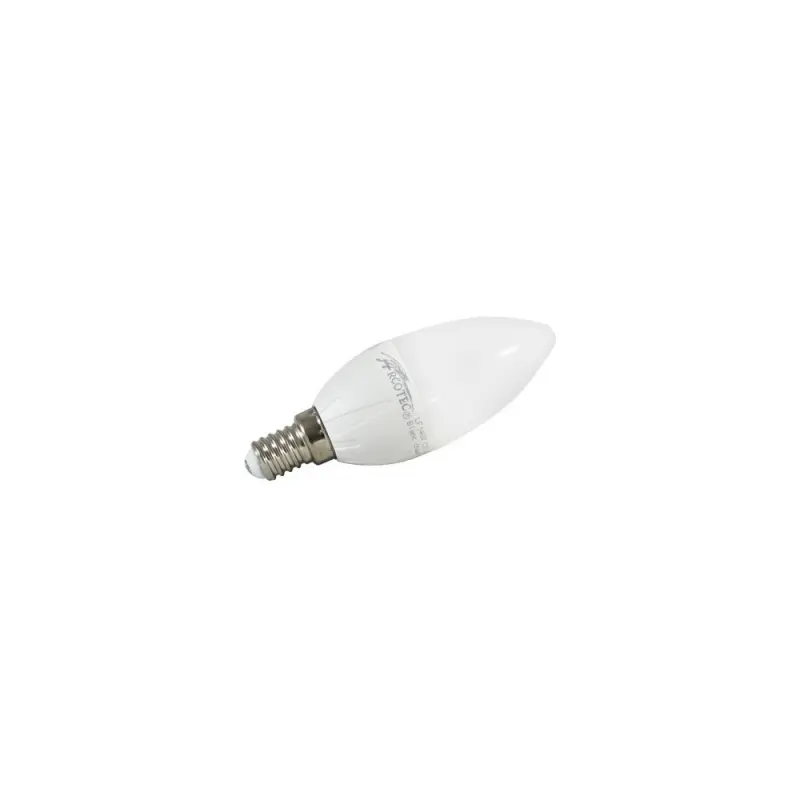 Ampoule LED flamme - DHOME - E14 - 5 W - 470 lm - 2700 K - Vendu par 2 - 249237