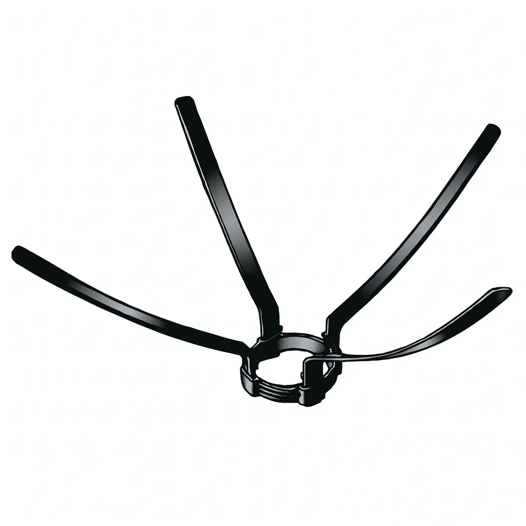 Brides araignée (x6) pour conduit flexible de diamètre 80 mm - ATLANTIC - 073442