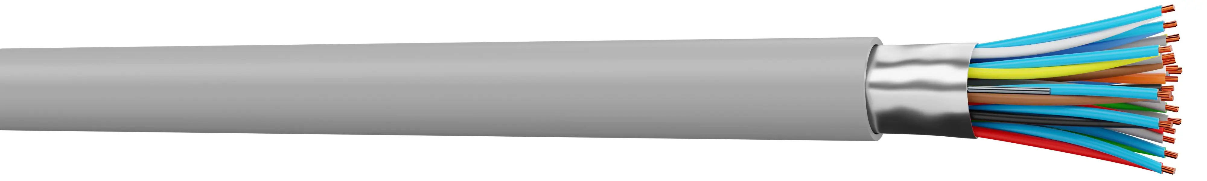 CABLE SYT 2P AWG24 6/10 GRIS COURONNE DE 100ML
