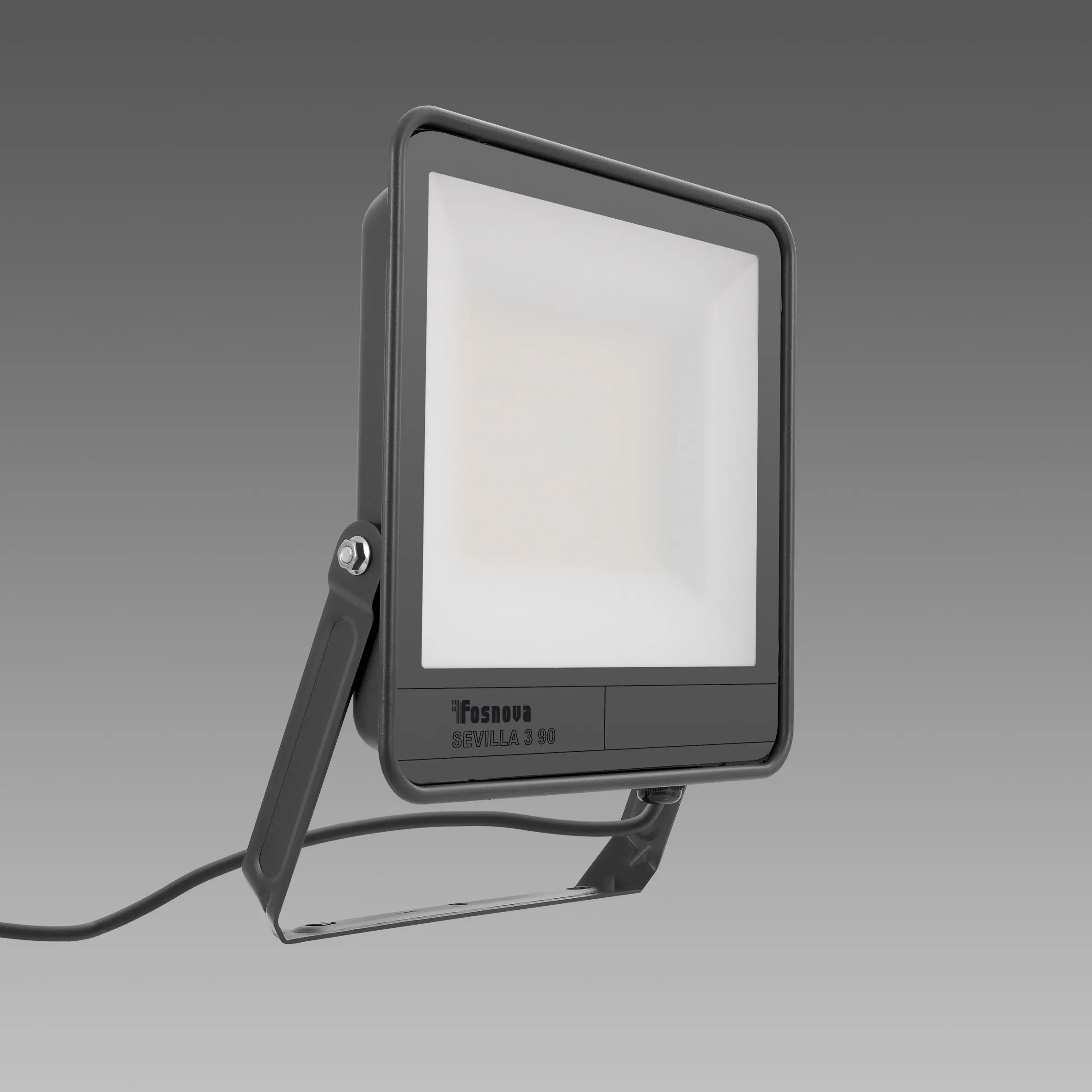 PROJECTEUR LED EXTÉRIEUR 90W 3000K 9200LM GRAPHITE