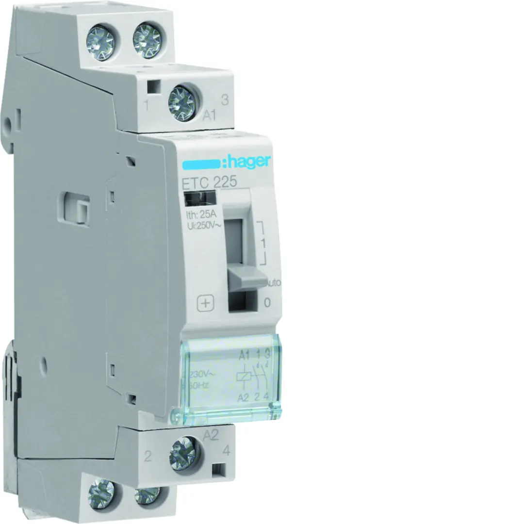 Contacteur Jour-Nuit 25A, 2F, 230V 1 module