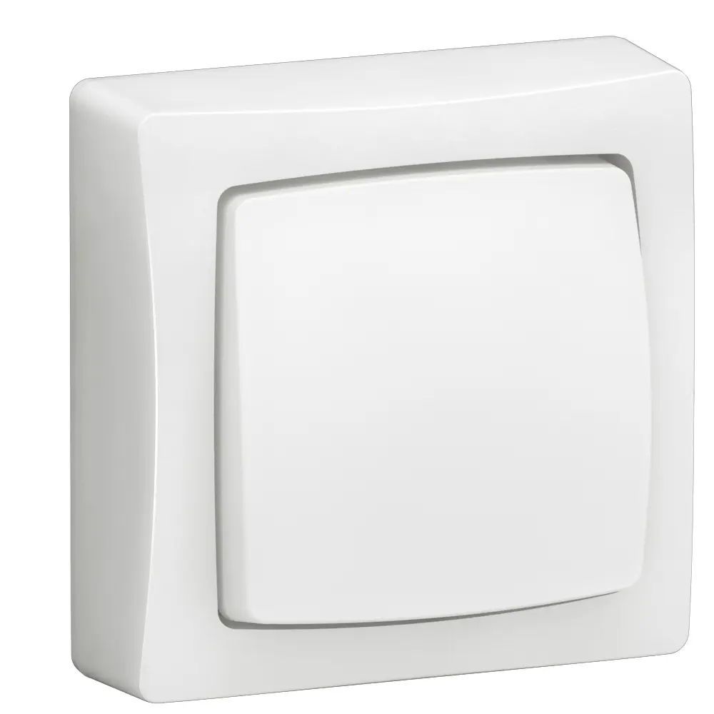 Transformeur simple Appareillage Saillie complet blanc