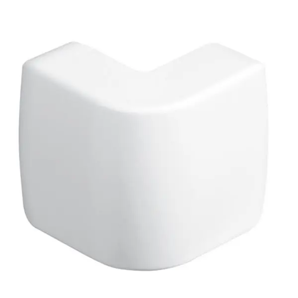 ANGLE EXTÉRIEUR VARIASOUPLE +OU-7° POUR MOULURE KEVA 32MMX12MM -PVC BLANC ARTIC