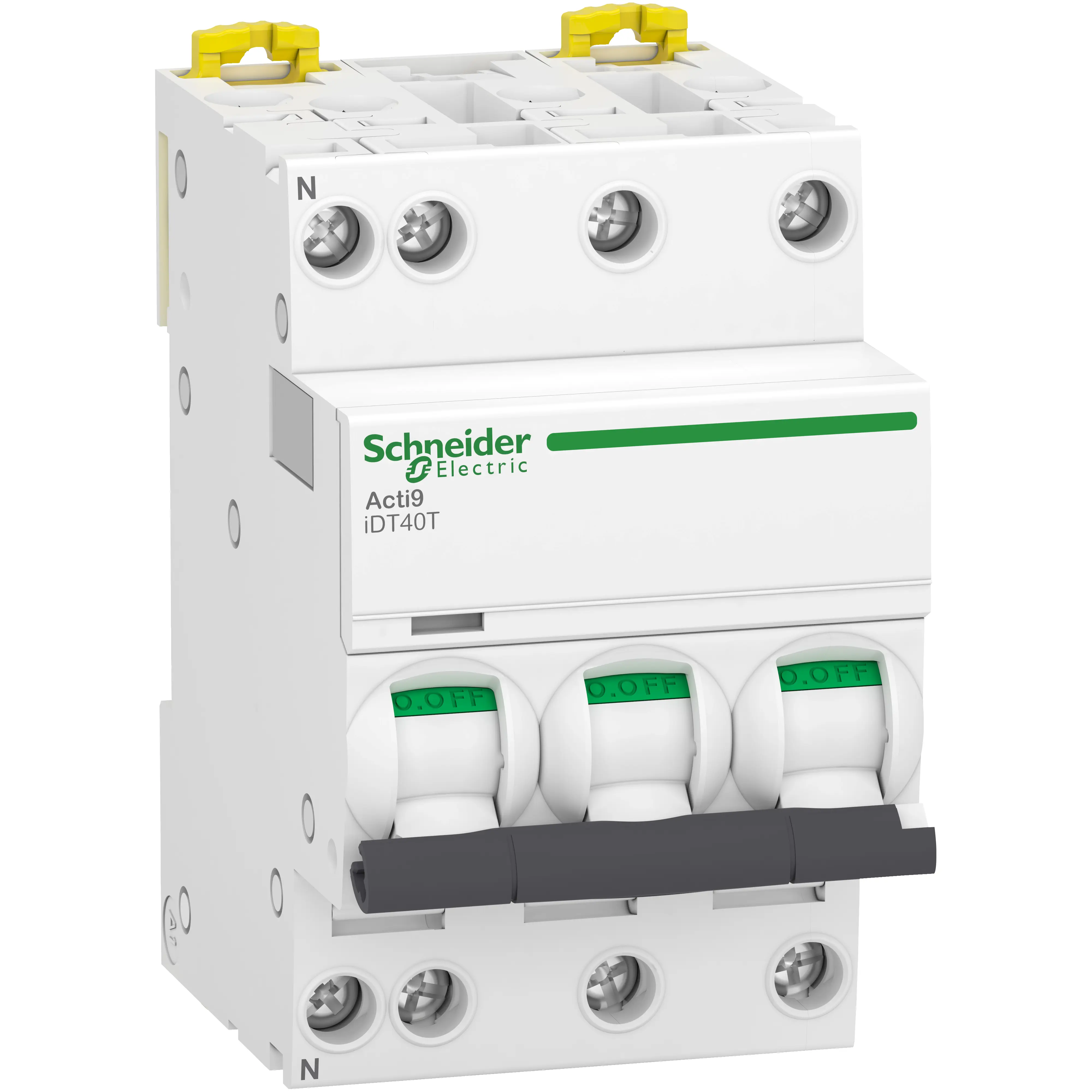 Acti9 iDT40T - Disjoncteur modulaire - 3P+N - 16A - Courbe C - 4500A/6kA - SCHNEIDER ELECTRIC - A9P22716