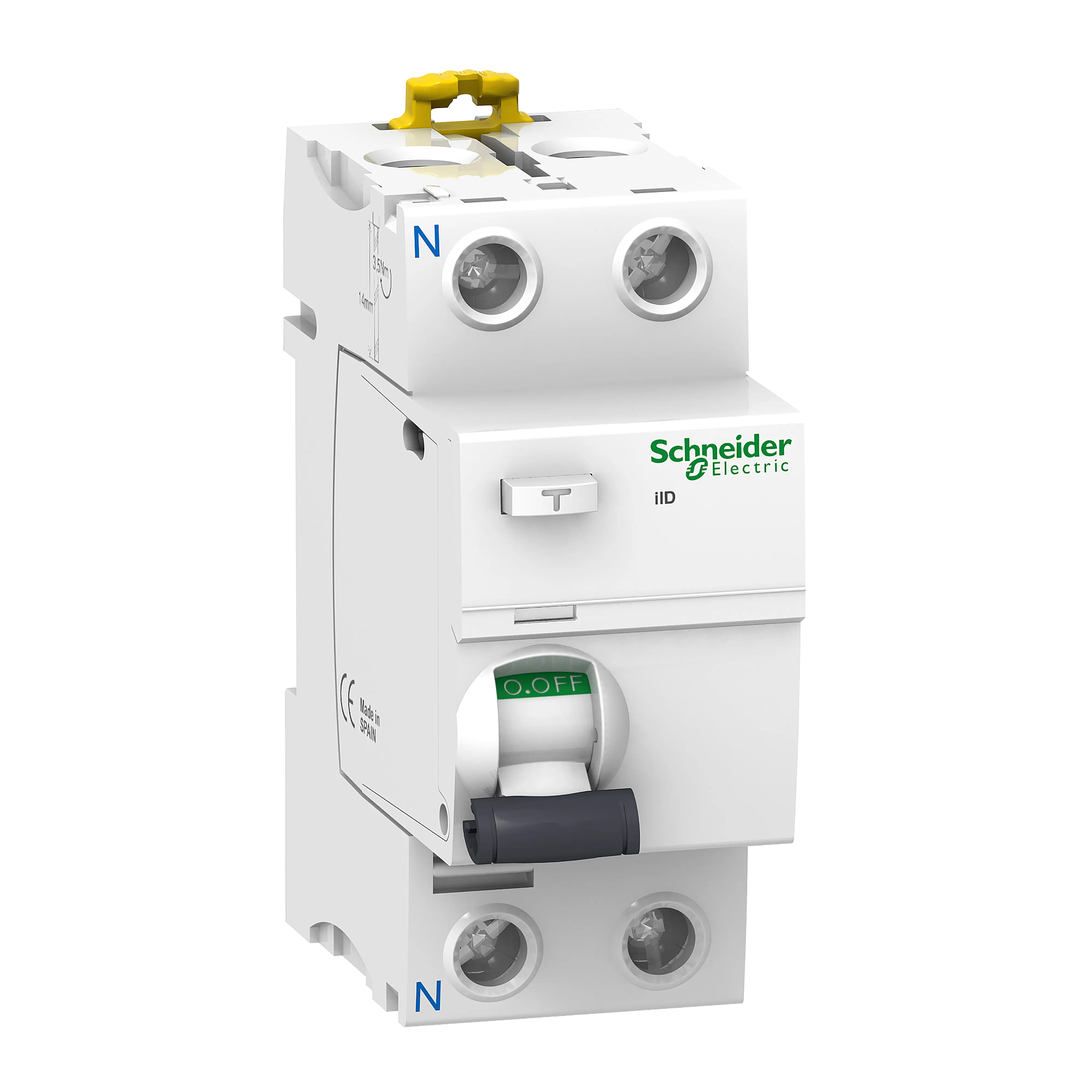 Acti9, iID interrupteur différentiel 2P 63A 30mA type AC - SCHNEIDER ELECTRIC - A9R11263