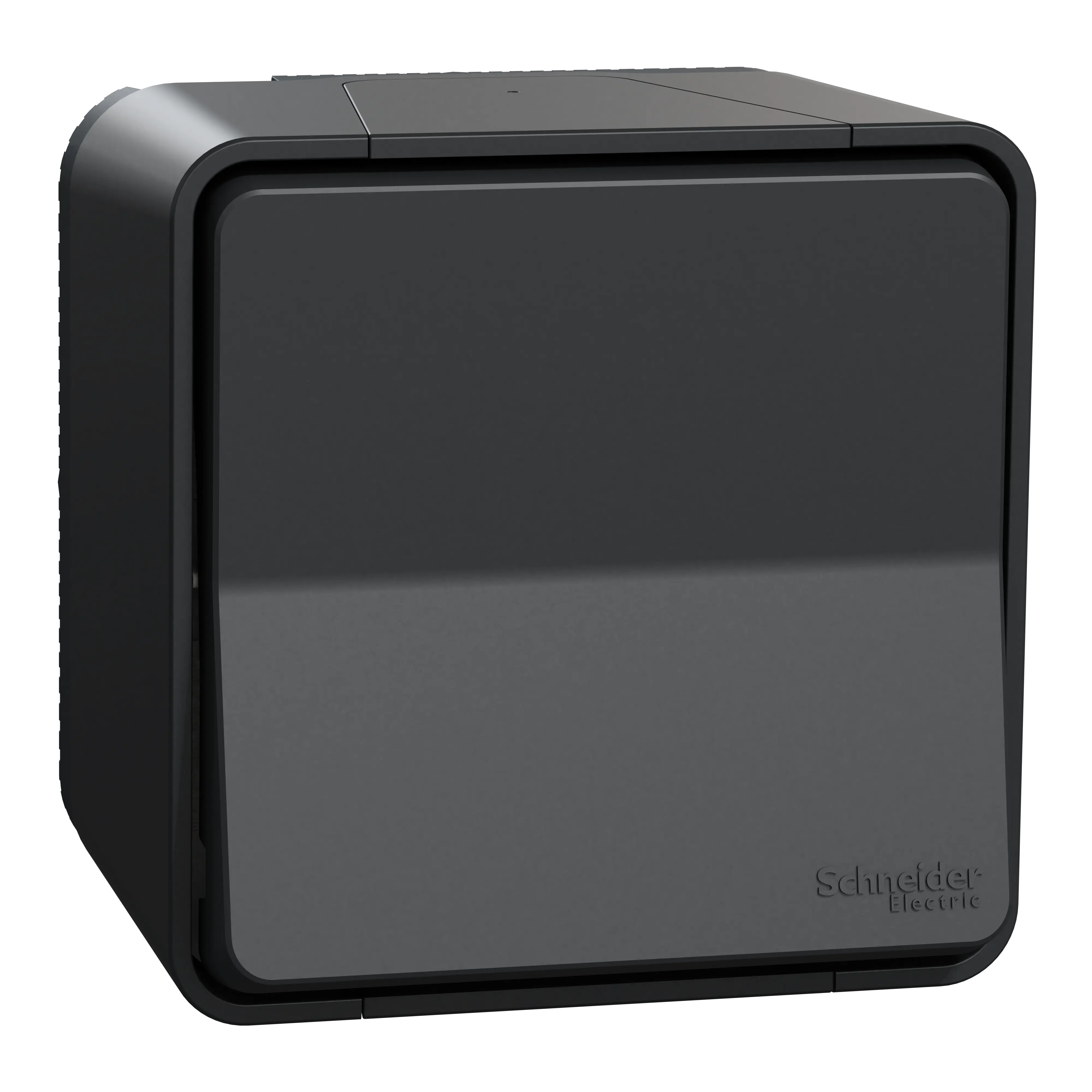 Mureva Styl - Bouton poussoir - saillie - IP55 - IK08 - connexion auto - gris - SCHNEIDER ELECTRIC - MUR35026