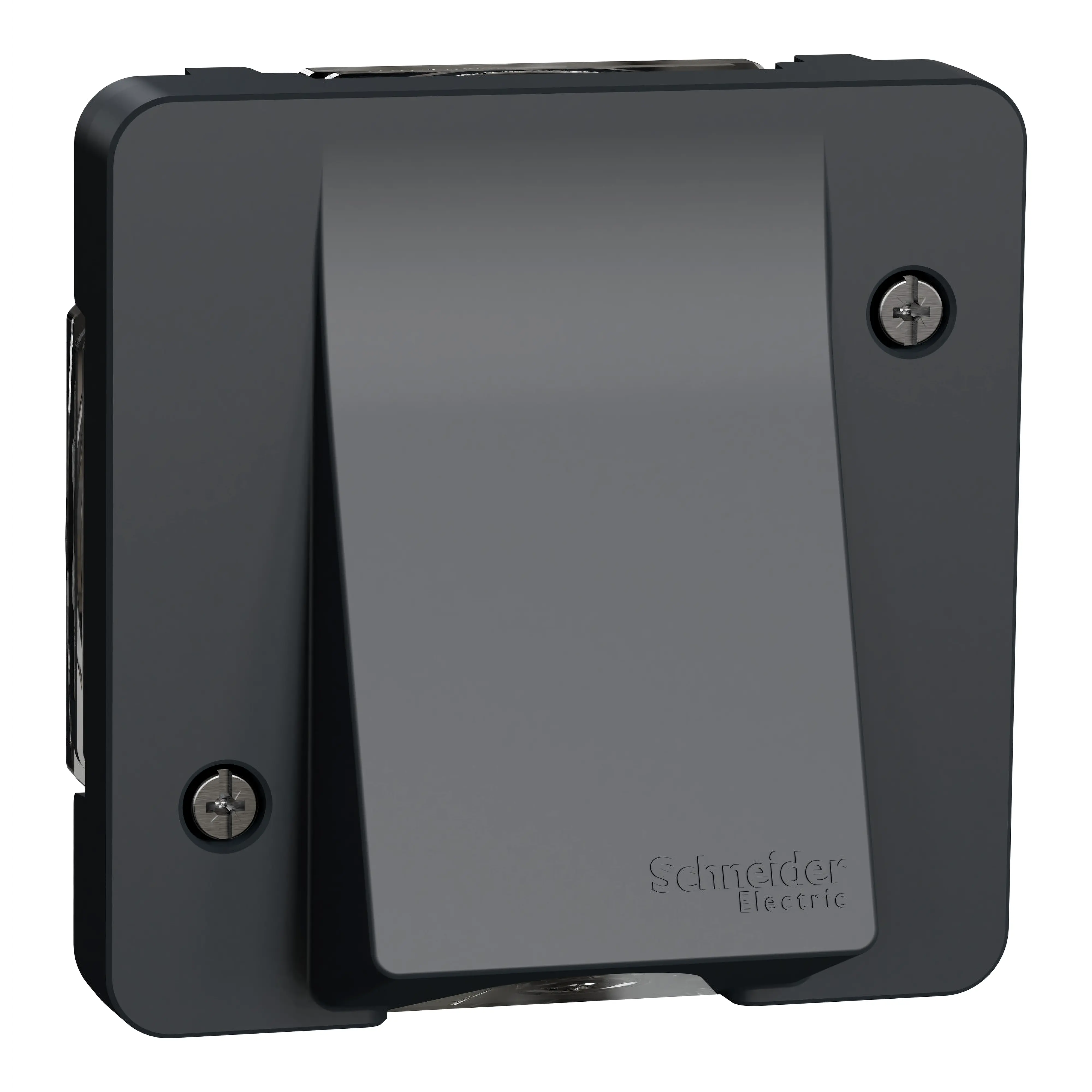 Mureva Styl - Sortie de câble - composable - IP55 IK08 - connexion auto - gris - SCHNEIDER ELECTRIC - MUR37931