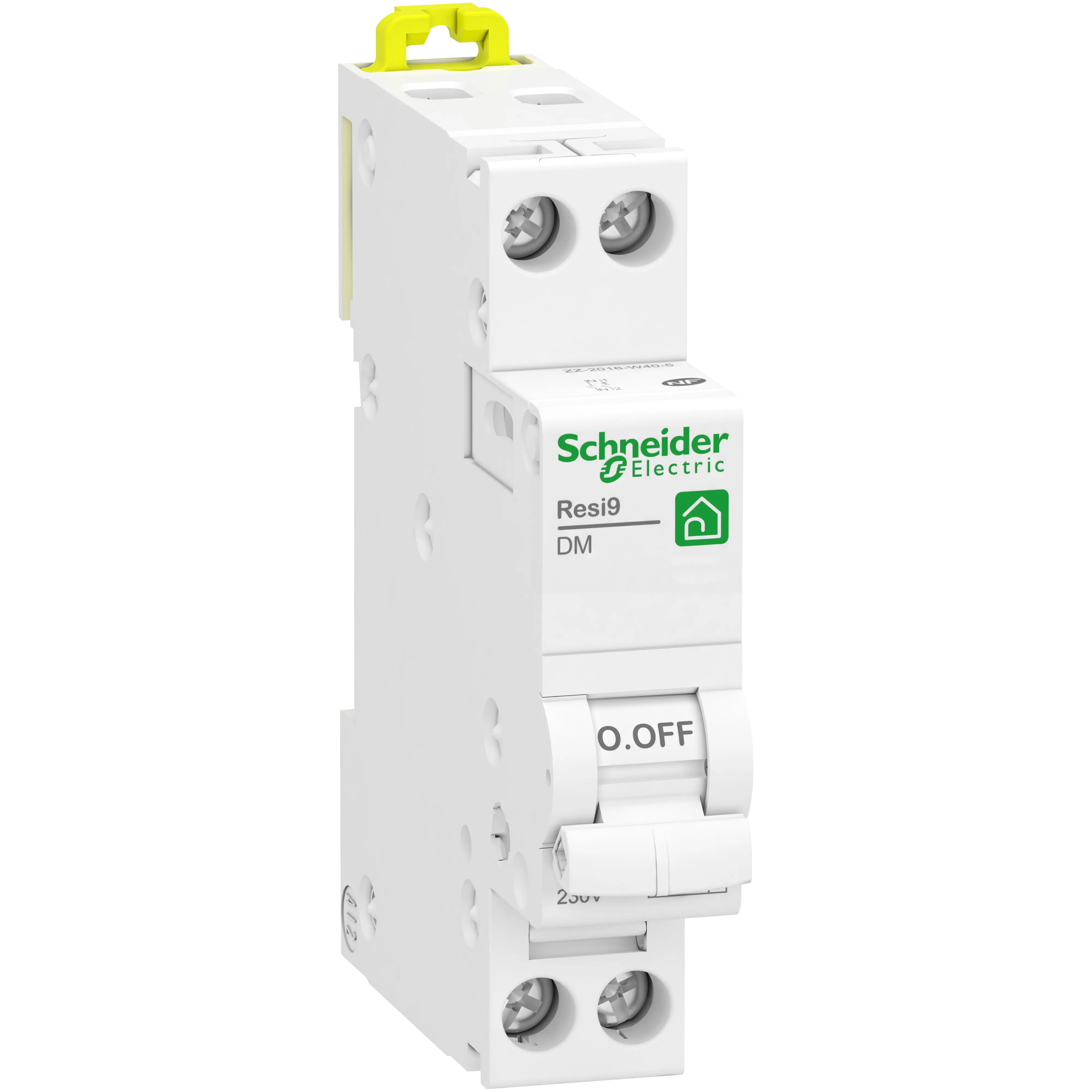 Resi9 - disjoncteur modulaire - 1P+N - 10A - courbe D - peignable - SCHNEIDER ELECTRIC - R9PFD610