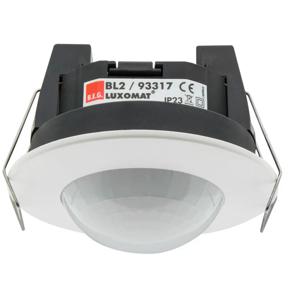 Détecteur de mouvement Luxomat BL2-FP 360°, 1 canal faux plafond, Télécommandable - BEG - 93317