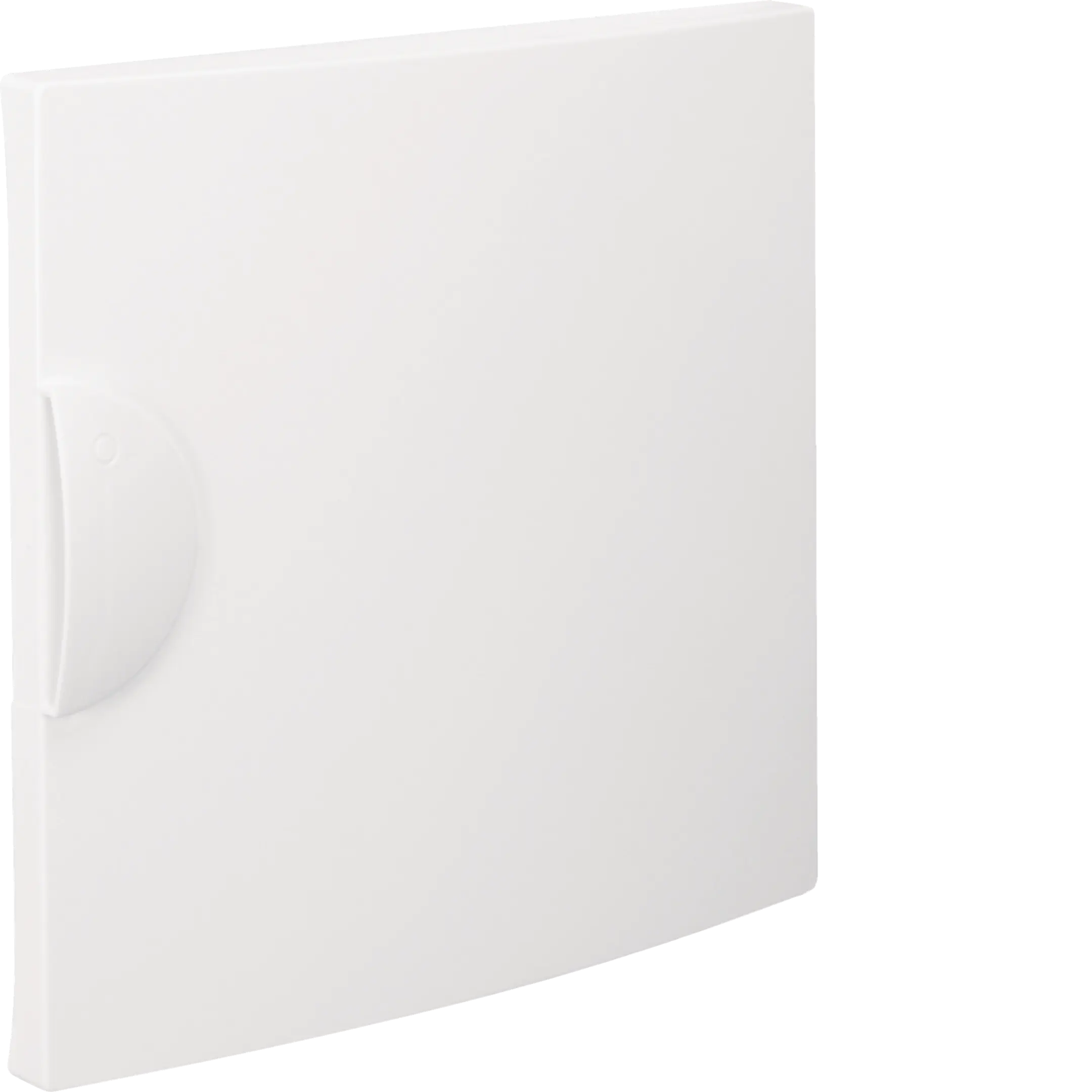 Porte opaque blanc pur Gamma+ pour coffret Gamma 18, 1 rangée 18 M - HAGER - GP118P