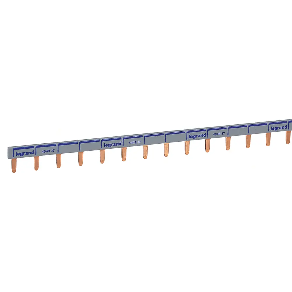 Peigne d'alimentation universel Phase + Neutre HX³ - longueur 57 modules ou 1m - LEGRAND - 404937
