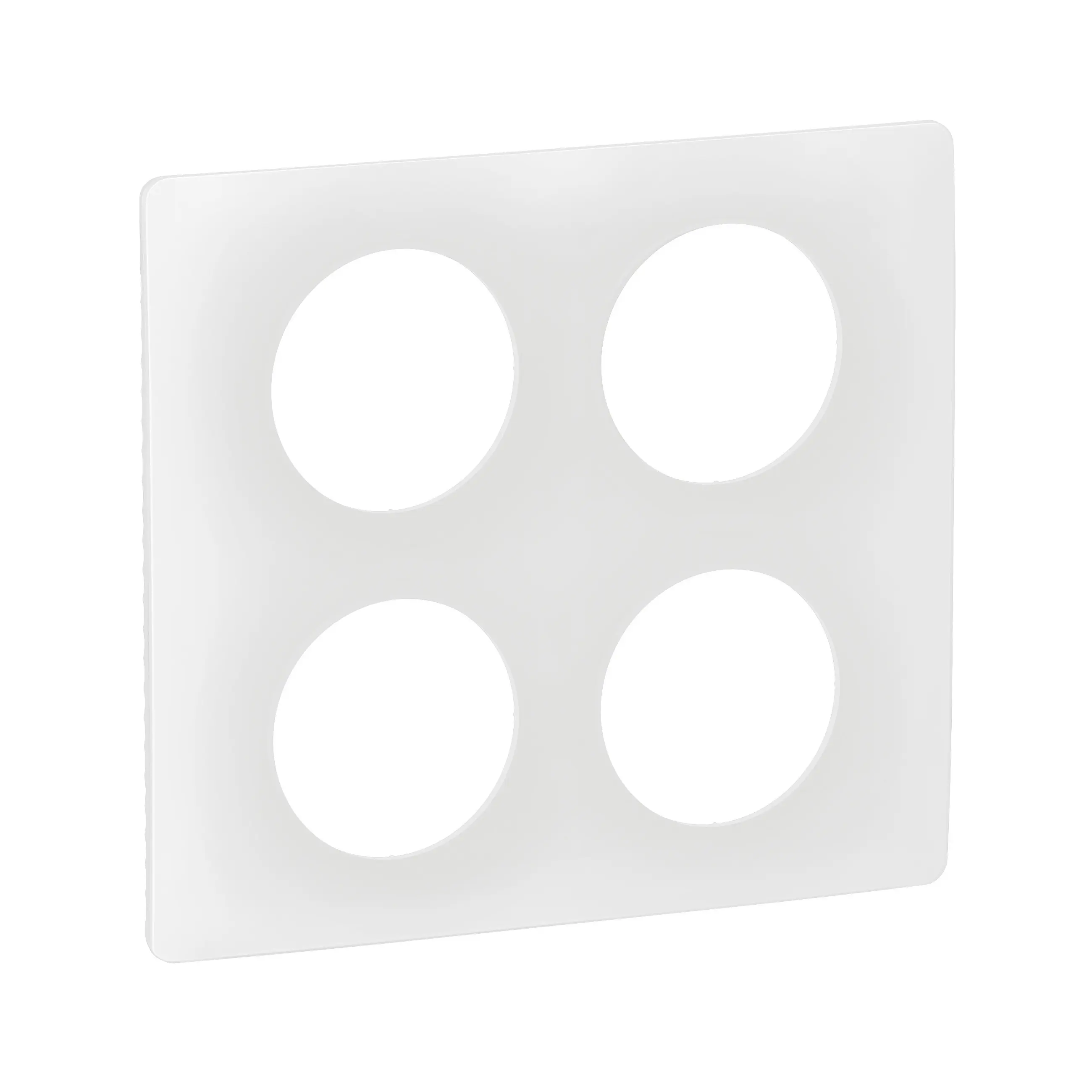 Plaque de finition Céliane 2x2 postes - Blanc Emaillé - LEGRAND - CP0009