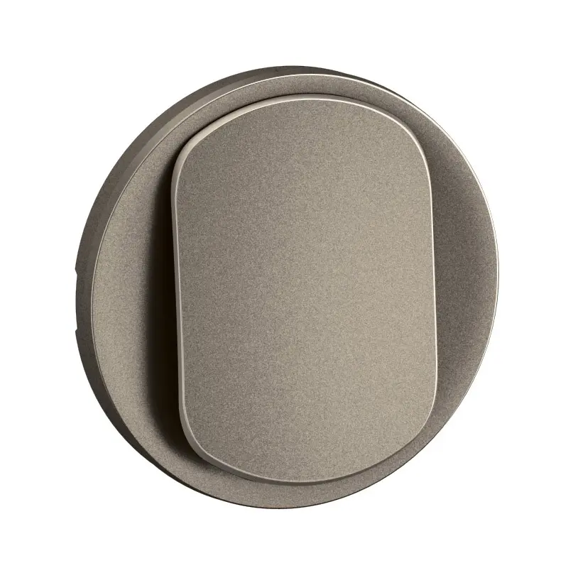Enjoliveur pour interrupteur et ou va-et-vient Céliane - Titanium - LEGRAND - CT0001