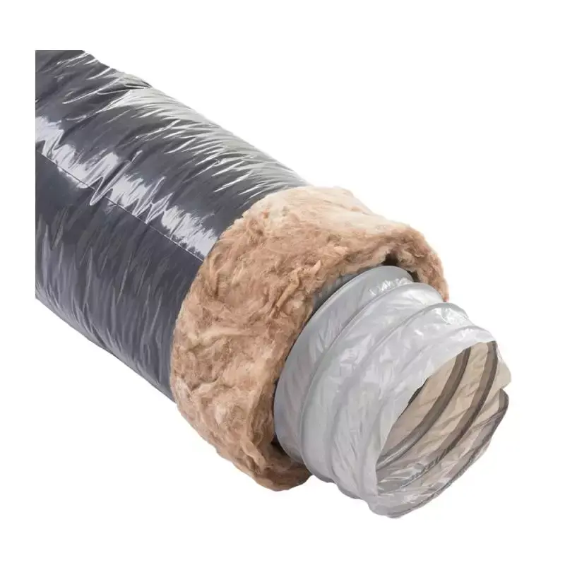 Gaine souple isolée PVC GP ISO Ecosoft isolation 25 mm sans phtalate - Ø 125 mm Longueur 6 mm - UNELVENT - 813922