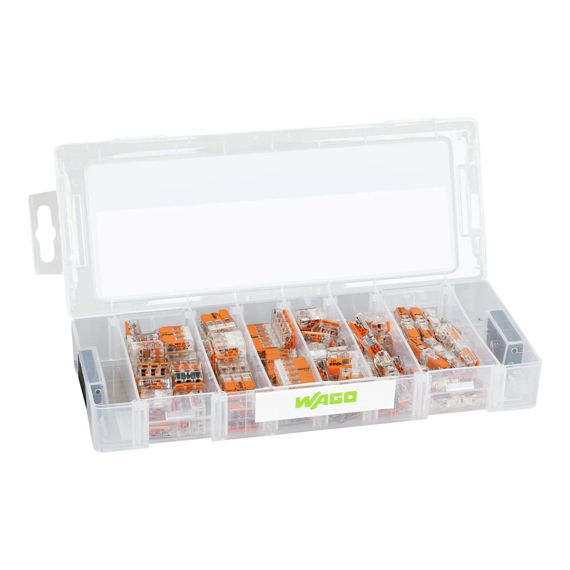 Mallette de connexion électrique L-Boxx Micro - 93 bornes 221 4 mm² dont Inline - WAGO - 887-803
