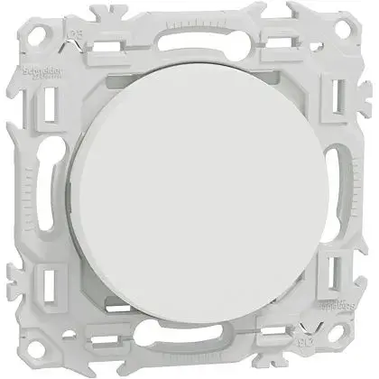 Va-et-vient ou poussoir odace 10AX Blanc craie - SCHNEIDER - S920204