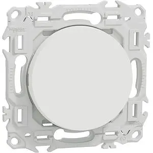 Lot de 108 va-et-vient ou poussoir odace Blanc craie - SCHNEIDER - S920204P