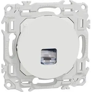 Lot de 108 prises odace RJ45 Cat6 STP grade 2TV min à grade 3TV - blanc craie - SCHNEIDER - S920476P