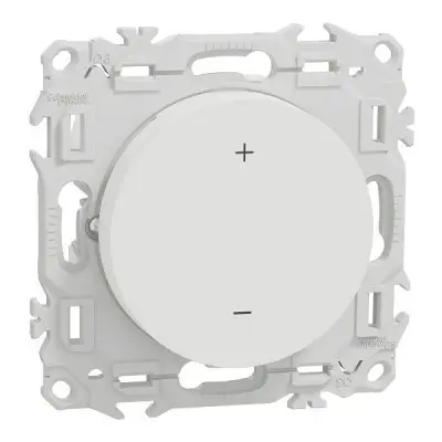 Thermostat connecté filaire 2A zigbee - blanc craie - SCHNEIDER - S920502