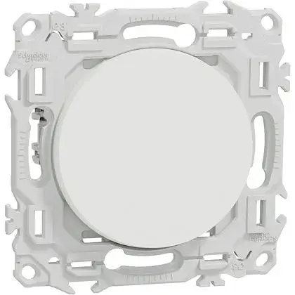 Va-et-vient ou poussoir avec griffes odace 10AX Blanc craie - SCNEIDER - S925204