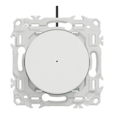 Va-et-vient ou poussoir lumineux LED avec griffes - 10AX - blanc craie - SCHNEIDER