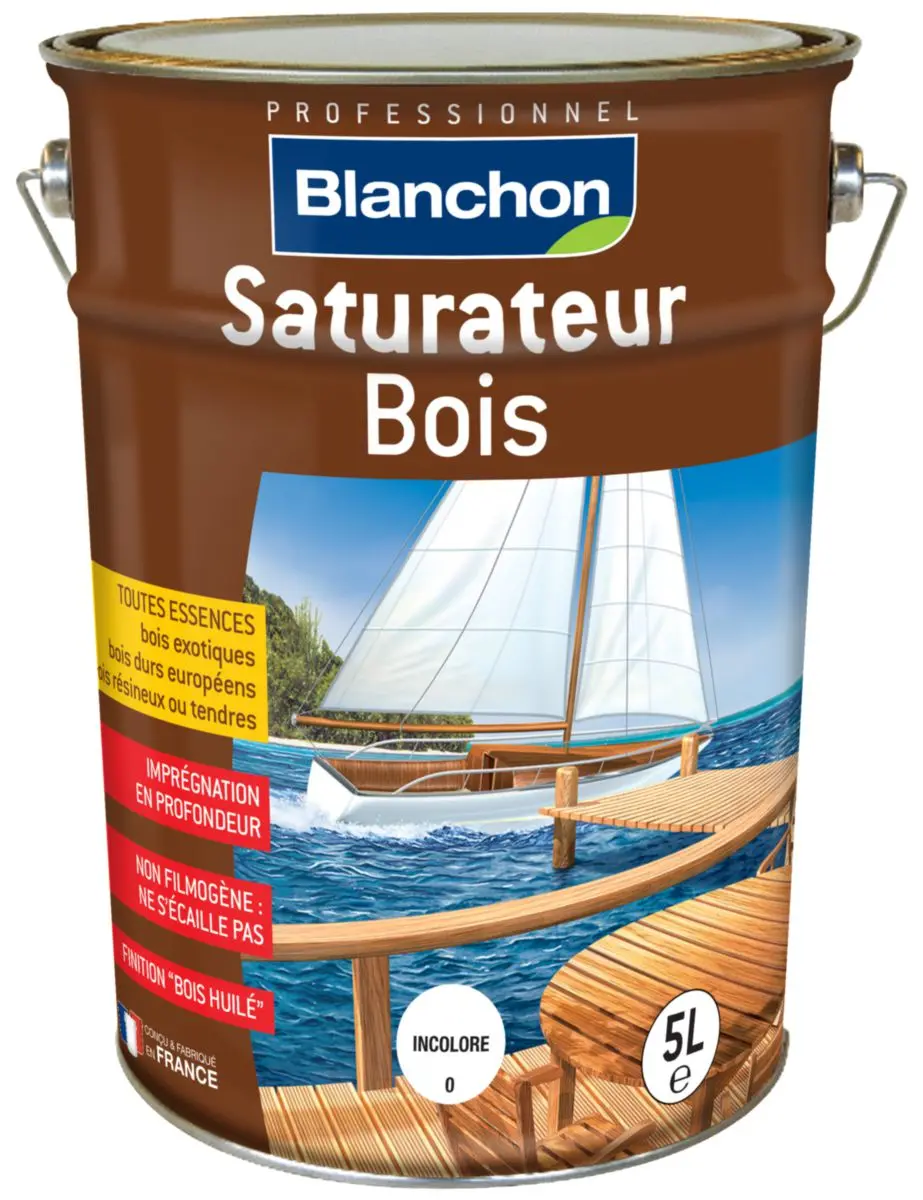 Saturateur bois - ton miel - pot 5 L - BLANCHON - 06101557