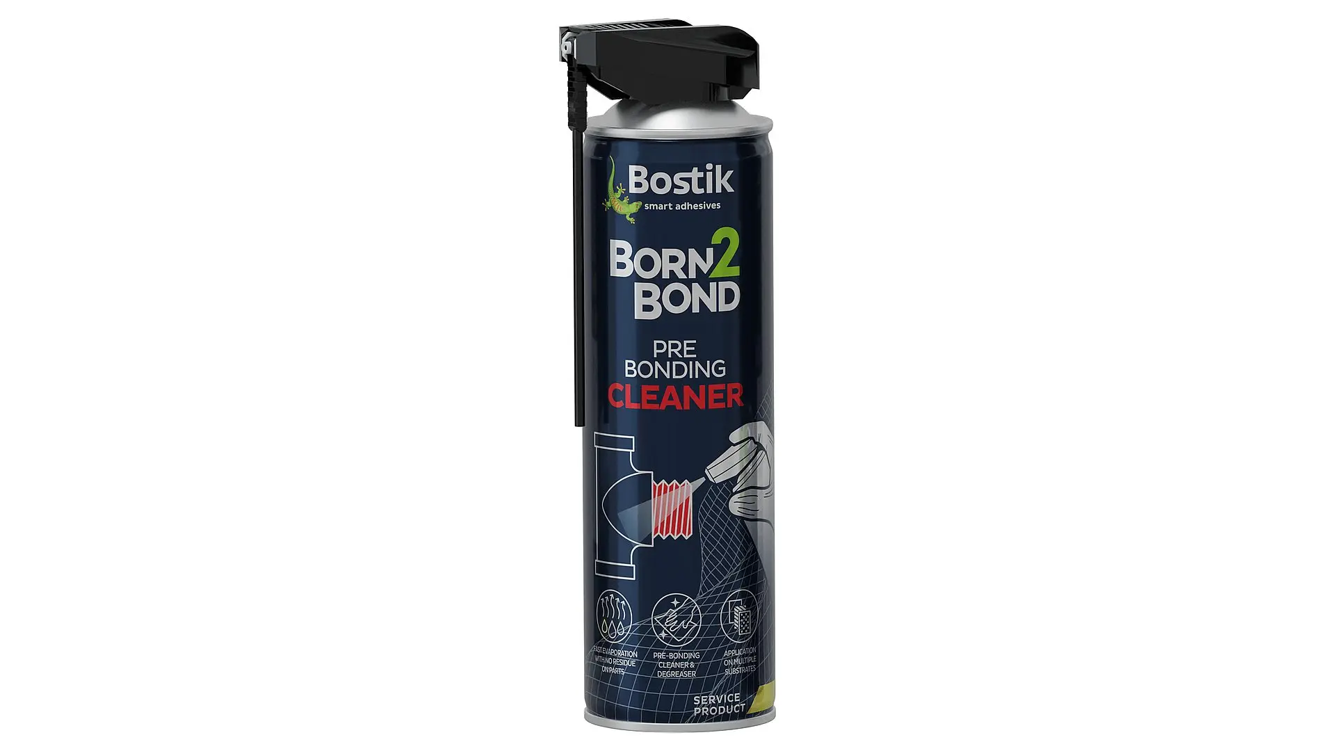 Nettoyant avant collage Born2Bond Pre-Bonding Cleaner - Aérosol 500 ml - BOSTIK - 30620535