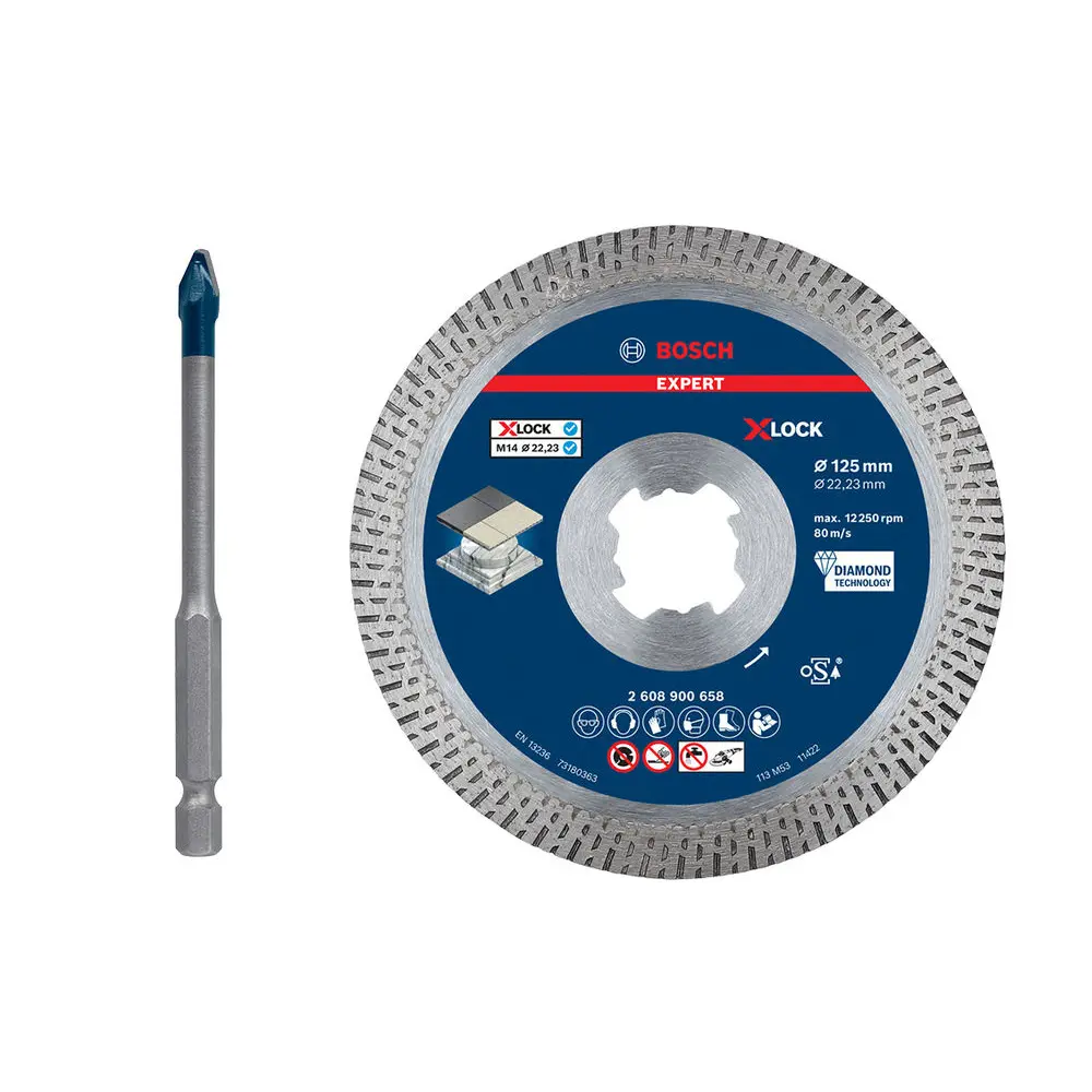 Kit EXPERT HardCeramic pour travaux de carrelage, - BOSCH - 2 pièces - 061599765S