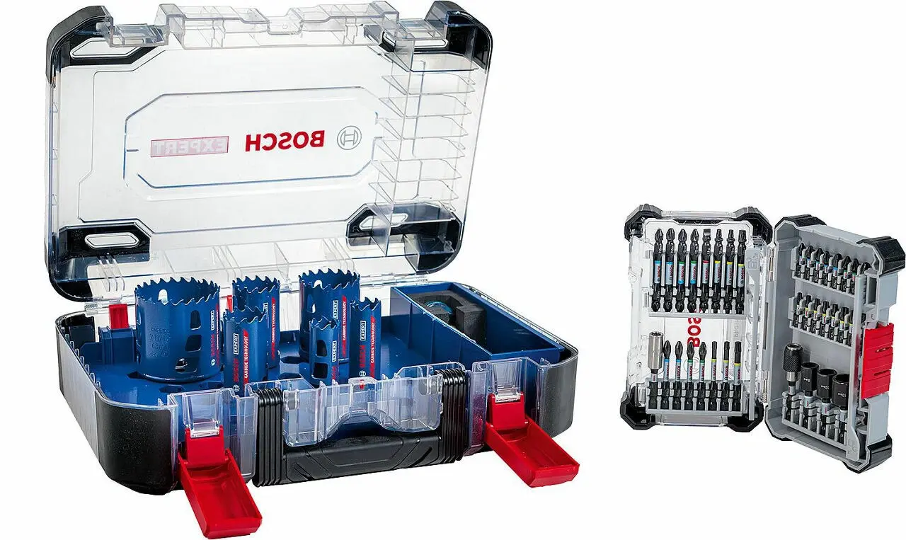 Jeu de scies cloches BOSCH Expert 9 pièces + jeu d'embouts BOSCH Pro Impact 36 pièces - BOSCH - 0615997673