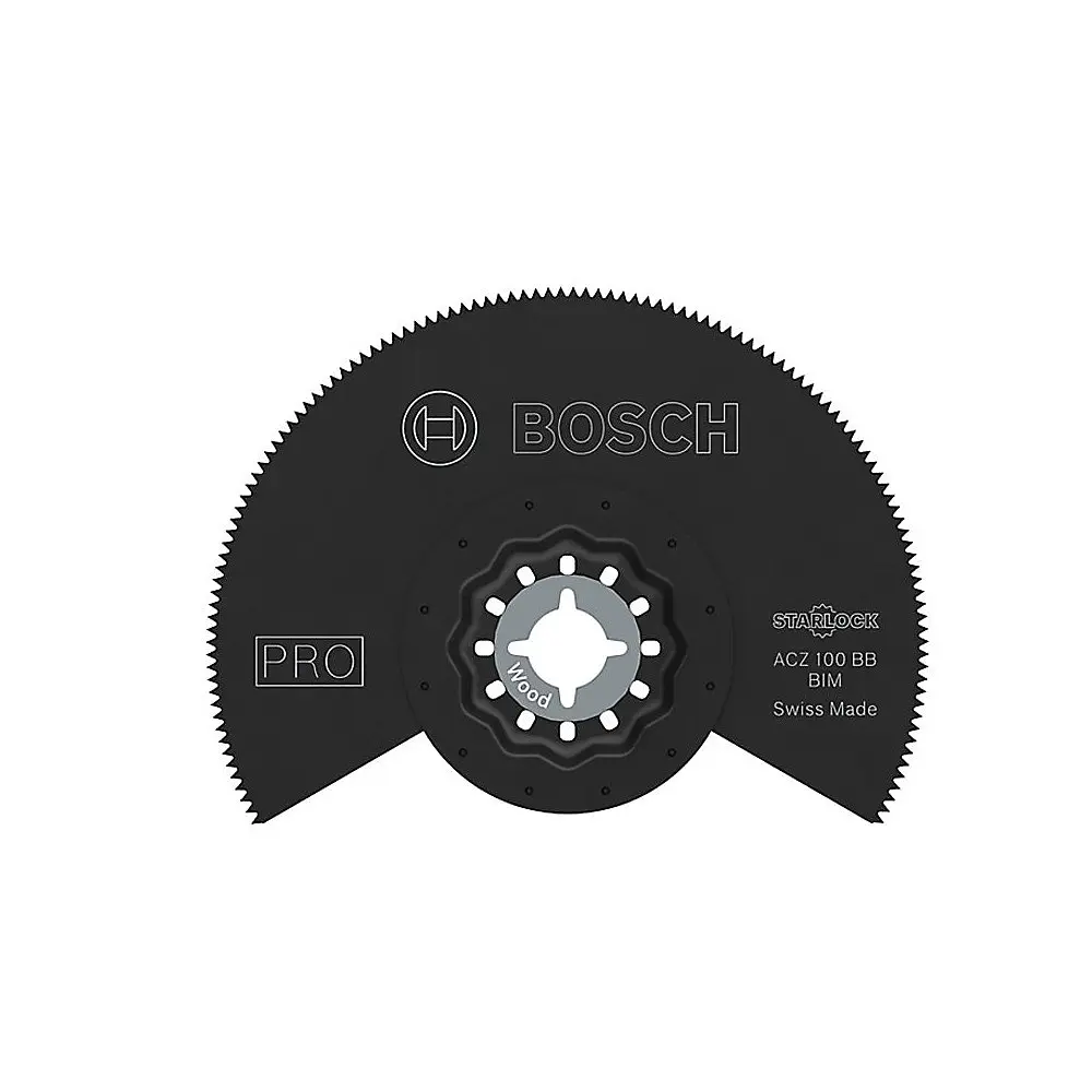 Lame segment PRO ACZ 100 BB - 100 mm - Starlock bimetal pour bois et stratifie - BOSCH - 2608669118