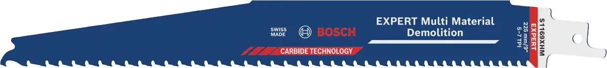 Lame EXPERT Multi Material Demolition S1169XHM - 255mm  - BOSCH - bte de 10 - 2608902343