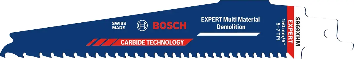 Lame EXPERT Multi Material Demolition S969XHM  - 150mm - BOSCH - sachet de 10 Lames - 2608902340