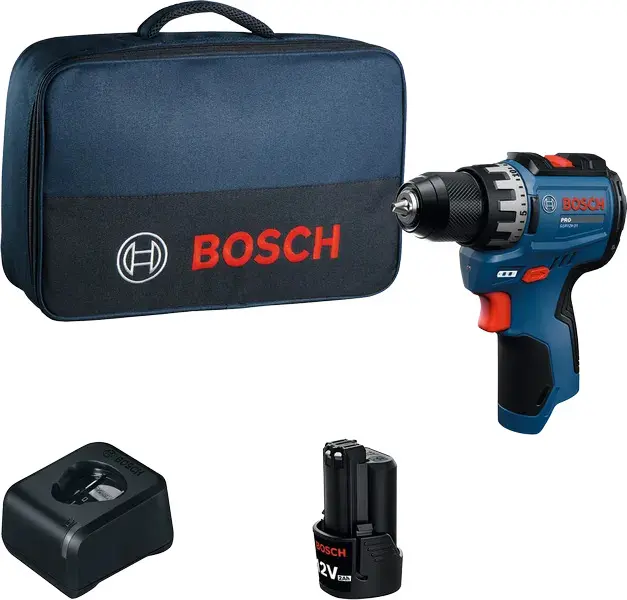 Perceuse-visseuse sans fil GSR12V-31 avec sac de transport - BOSCH - Batterie, chargeur fournis - 06019S6012