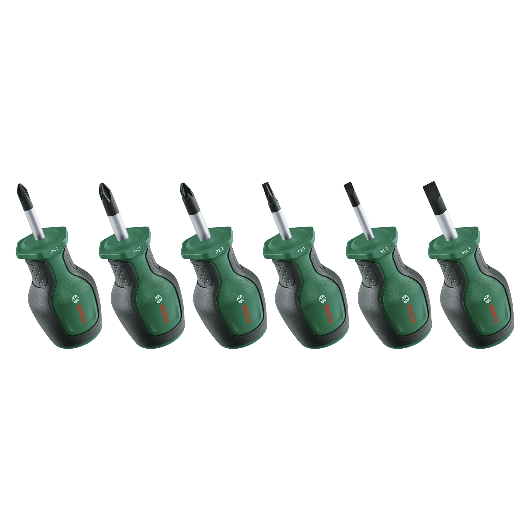 Set de tournevis courts - 6 pièces - BOSCH - 1600A032UK