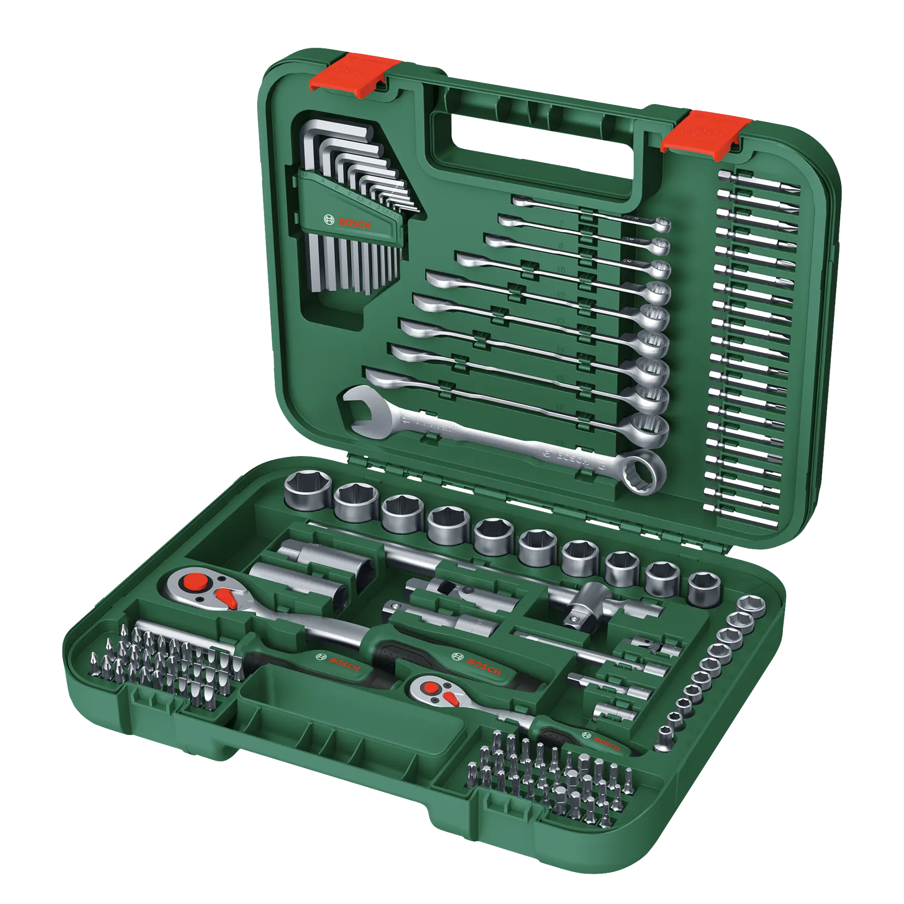Coffret Complet 408 Pièces Outils Mécanique - Caisse Métal Verrouillable - W009044A