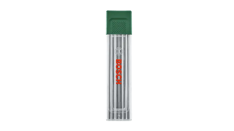 Set de 6 mines graphites HB (acces. marqueur pr trous profonds ; HB ; 2,8 mm ; étui rang.) - BOSCH - 