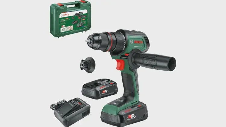 Perceuse-visseuse sans fil AdvancedDrill 18V-80 QuickSnap - BOSCH - avec 2 batteries 2,5 Ah - chargeur - coffret - 06039E2002