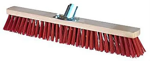 Balai cantonnier 80 cm PVC rouge - Sans manche- MERCIER - 84081