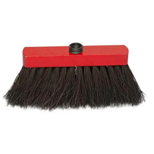 Balai atelier miquet bassine piassava rouge noir - Sans manche - MERCIER - 846